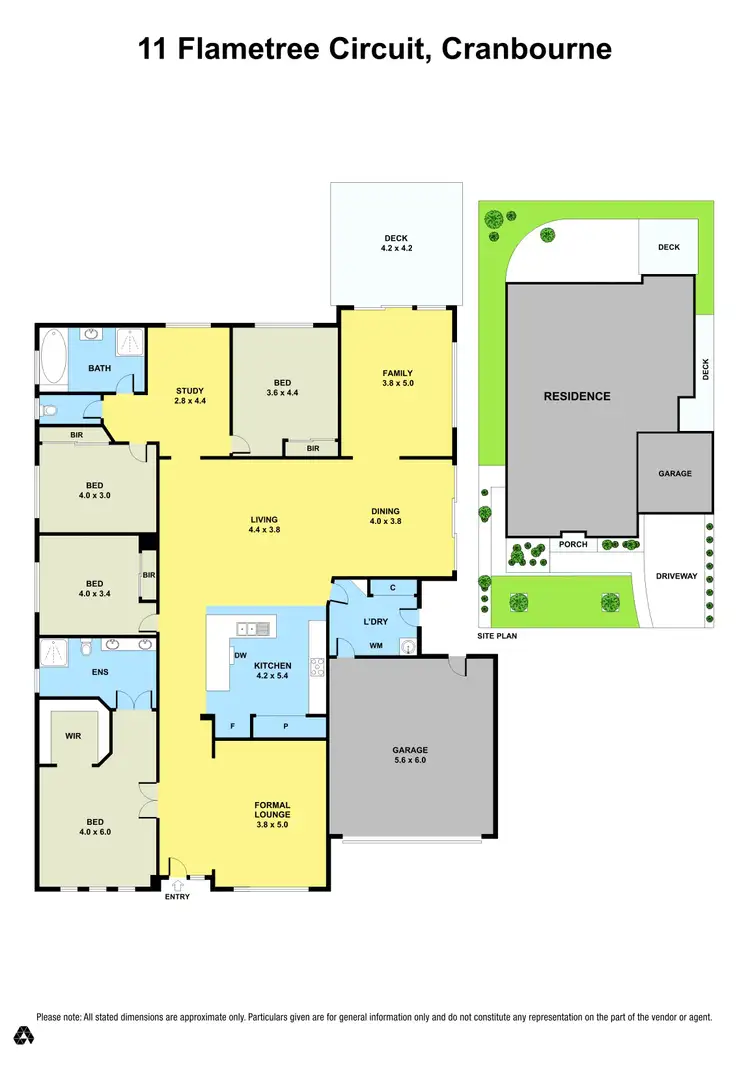 Floorplan of Homely house listing, 11 Flametree Circuit, Cranbourne VIC 3977