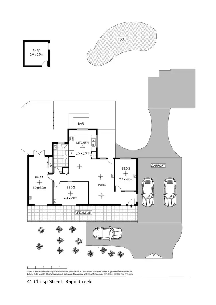 Floorplan of Homely house listing, 41 Chrisp Street, Rapid Creek NT 810