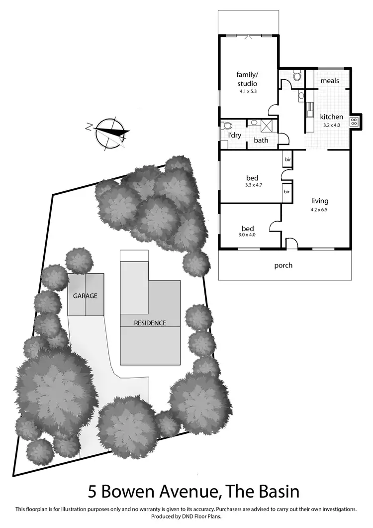 Floorplan of Homely house listing, 5 Bowen Avenue, The Basin VIC 3154
