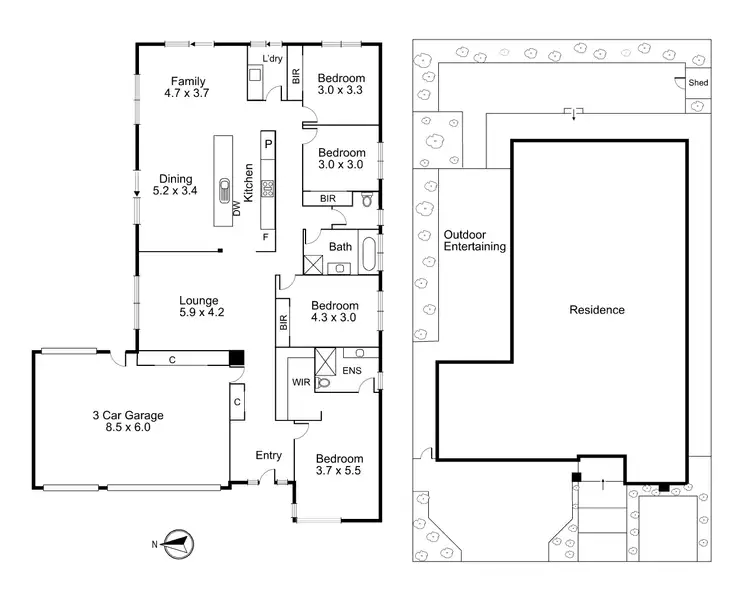 Floorplan of Homely house listing, 14 Oshannassy Way, Whittlesea VIC 3757