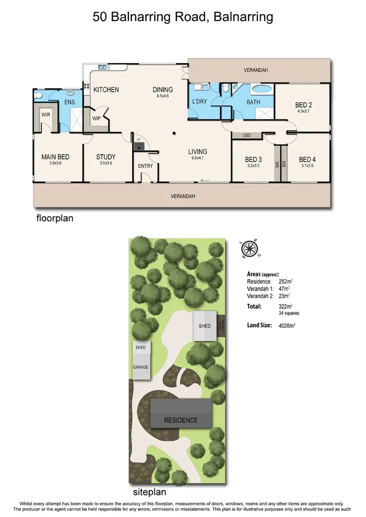 Floorplan of Homely house listing, 50 Balnarring Road, Balnarring VIC 3926