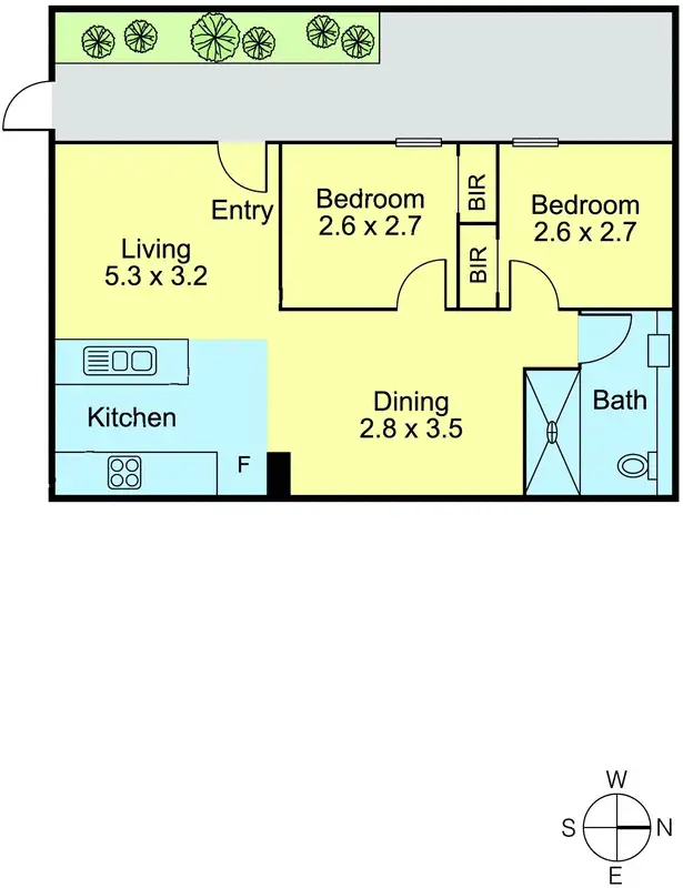 Floorplan of Homely apartment listing, 4/60 Auburn Road, Hawthorn VIC 3122