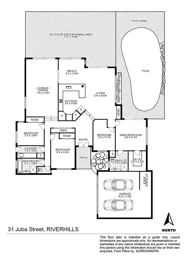 Floorplan of Homely house listing, 31 Juba Street, Riverhills QLD 4074