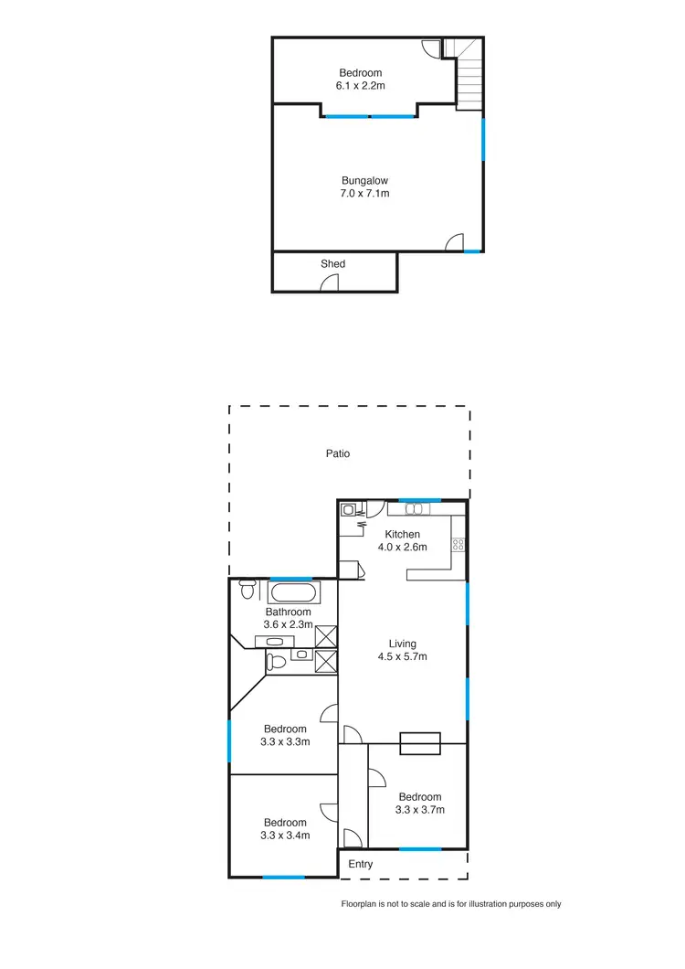 Floorplan of Homely house listing, 303 Macarthur Street, Ballarat Central VIC 3350