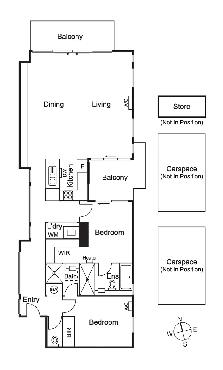 Floorplan of Homely apartment listing, 7/312 Dandenong Road, St Kilda East VIC 3183