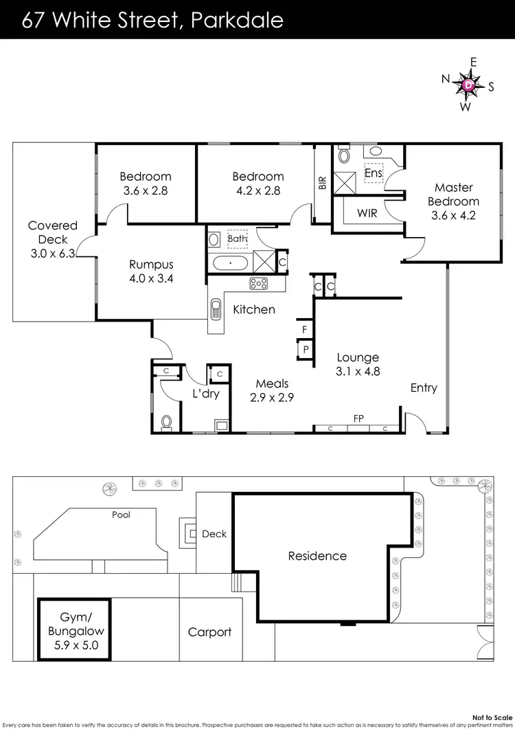 Floorplan of Homely house listing, 67 White Street, Parkdale VIC 3195