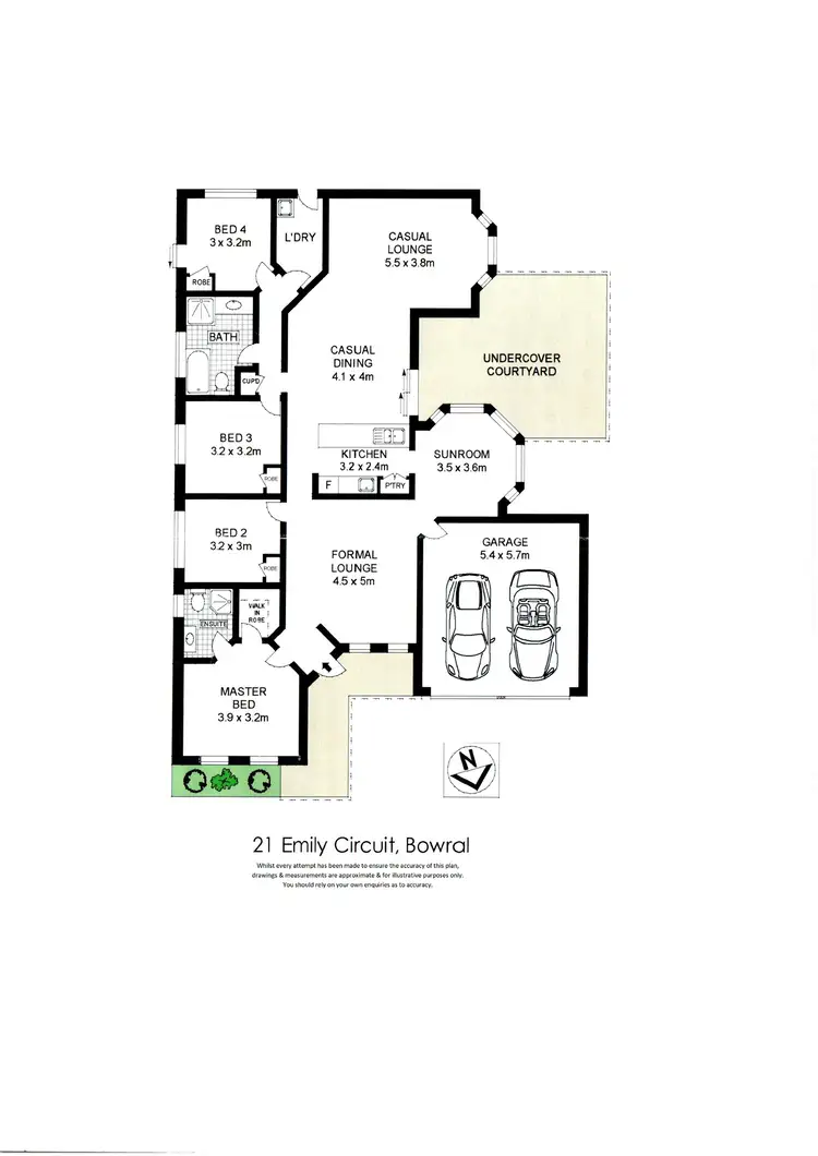 Floorplan of Homely house listing, 21 Emily Circuit, Bowral NSW 2576