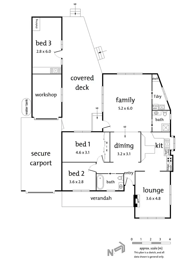 Floorplan of Homely house listing, 119 Mt Dandenong Road, Ringwood East VIC 3135