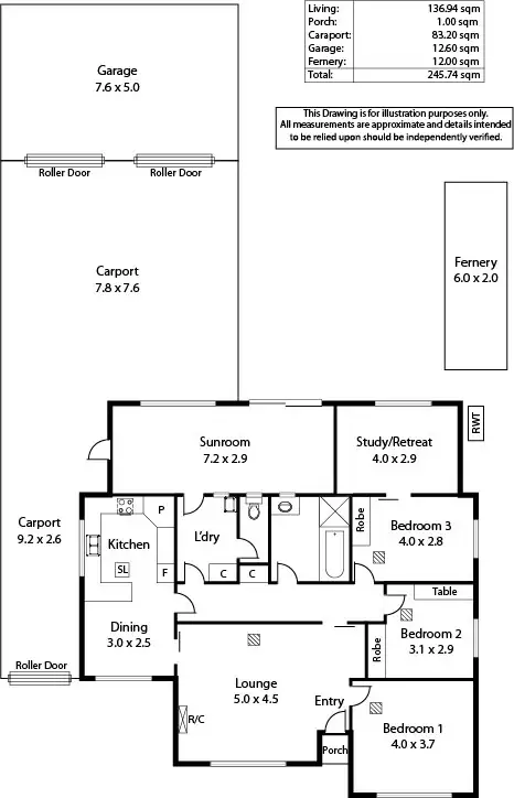 Floorplan of Homely house listing, 34 Francis Street, St Agnes SA 5097