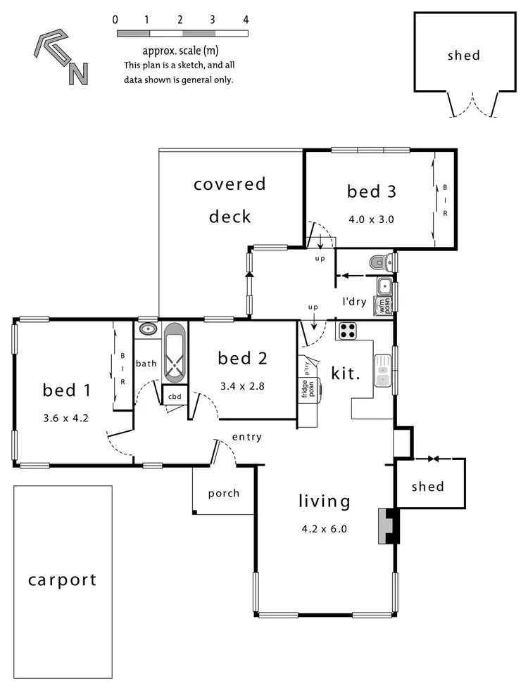 Floorplan of Homely house listing, 1/9 Paxton Street, Ringwood VIC 3134