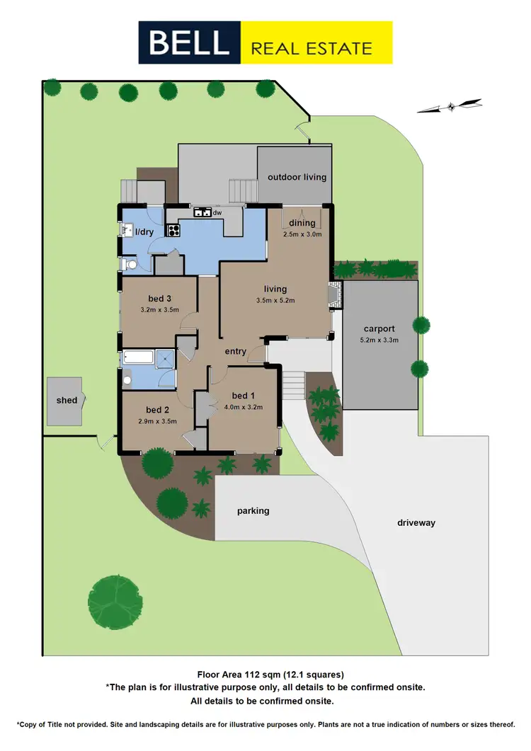 Floorplan of Homely unit listing, 1/4 Rose Avenue, Boronia VIC 3155