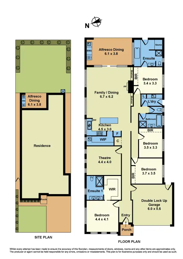 Floorplan of Homely house listing, 28 Bradley Street, Newport VIC 3015