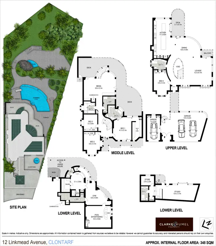 Floorplan of Homely house listing, 12 Linkmead Avenue, Clontarf NSW 2093