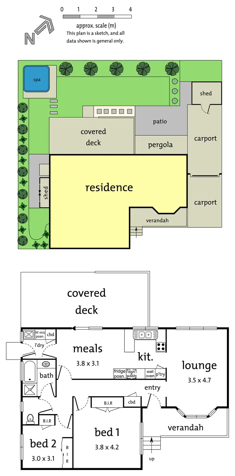 Floorplan of Homely unit listing, 2/34 Hedge End Road, Nunawading VIC 3131