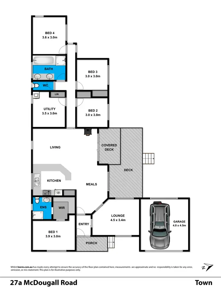Floorplan of Homely house listing, 27A McDougall Road, Anglesea VIC 3230