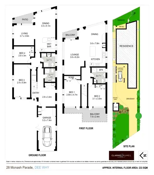 Floorplan of Homely house listing, 28 Monash Parade, Dee Why NSW 2099