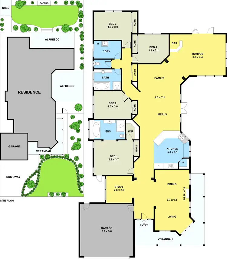 Floorplan of Homely house listing, 15 Marisa Crescent, Berwick VIC 3806