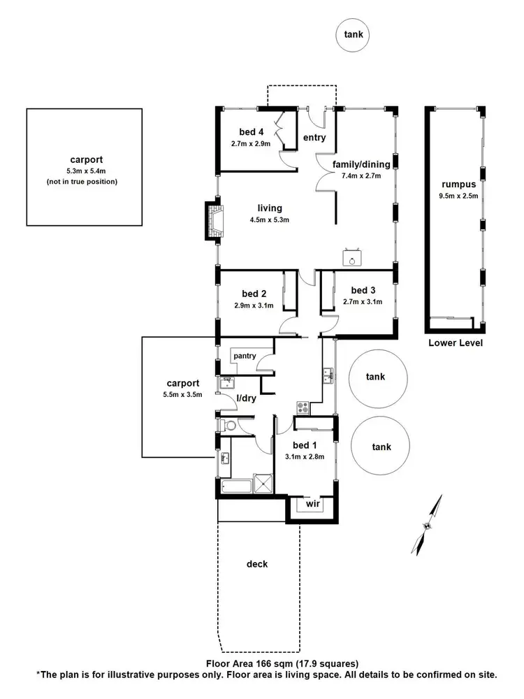 Floorplan of Homely house listing, 1419 Mt Dandenong Tourist Road, Mount Dandenong VIC 3767