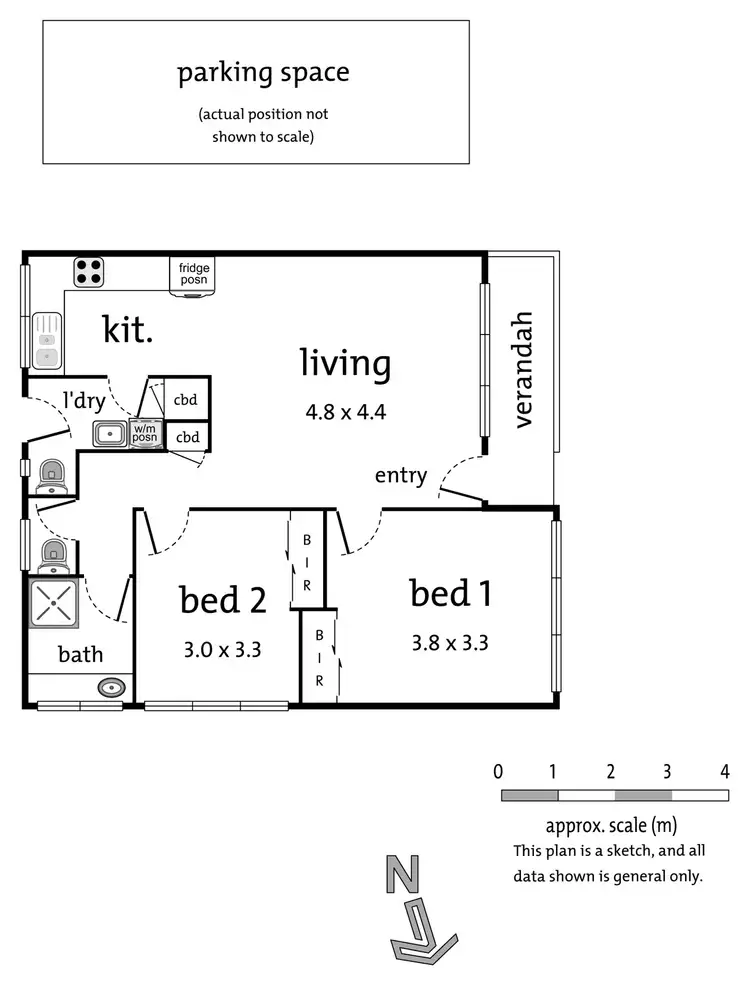 Floorplan of Homely unit listing, 7/16 Ashted Road, Box Hill VIC 3128