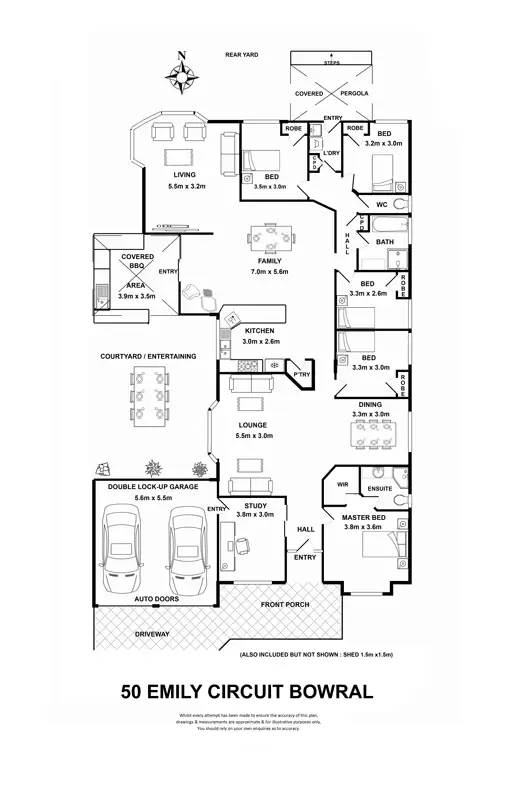 Floorplan of Homely house listing, 50 Emily Circuit, Bowral NSW 2576