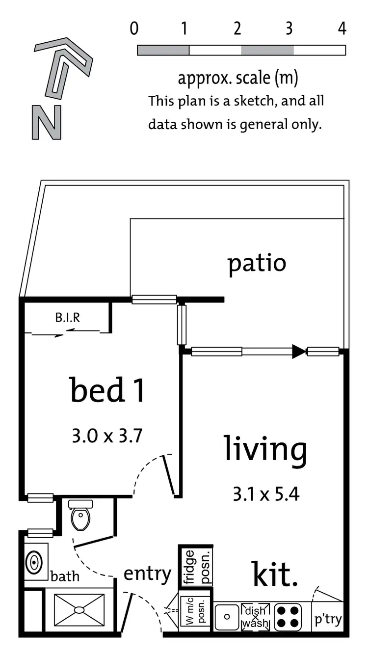Floorplan of Homely apartment listing, 117B/1-19 Colombo Street, Mitcham VIC 3132