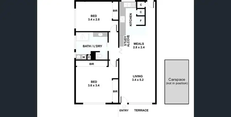 Floorplan of Homely apartment listing, 8/2 Edith Street, Caulfield North VIC 3161