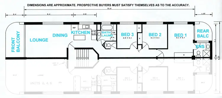 Floorplan of Homely unit listing, 5/22 Esplanade Bulcock Beach, Caloundra QLD 4551