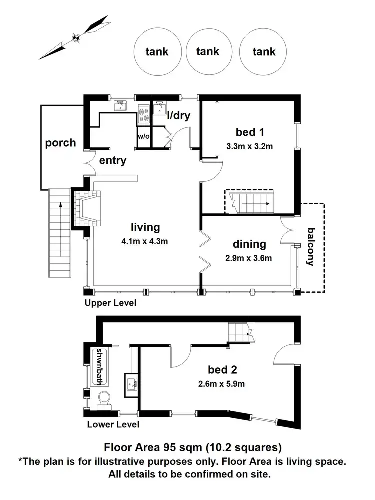 Floorplan of Homely house listing, 69-71 Old Coach Road, Kalorama VIC 3766