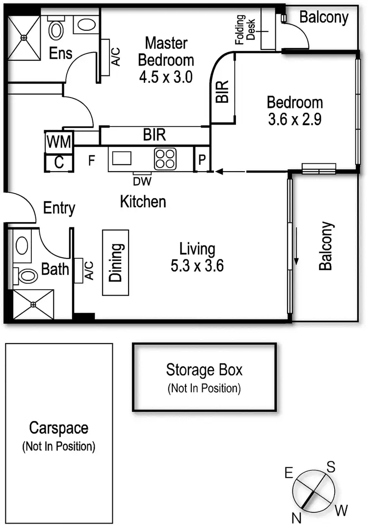 Floorplan of Homely apartment listing, 1404n/229 Toorak Road, South Yarra VIC 3141