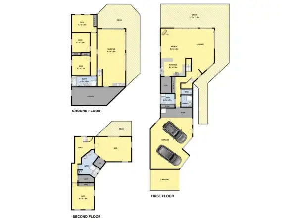 Floorplan of Homely house listing, 129 Noble Street, Anglesea VIC 3230