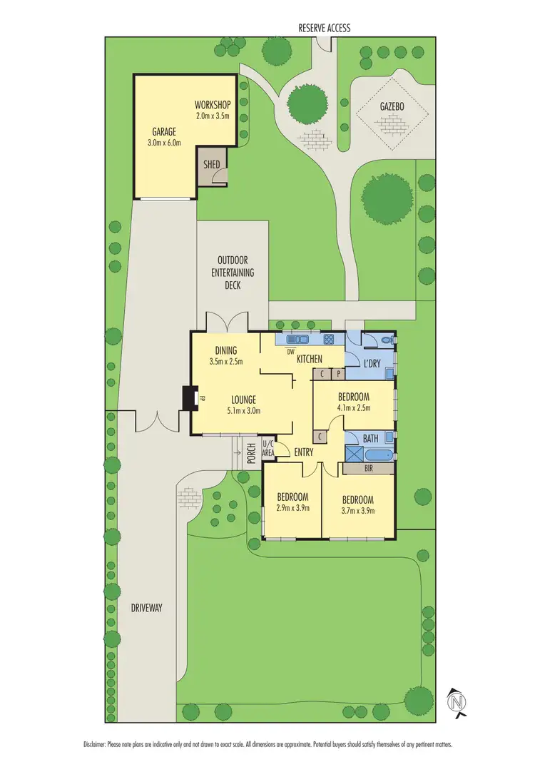 Floorplan of Homely house listing, 7 French Court, Watsonia VIC 3087