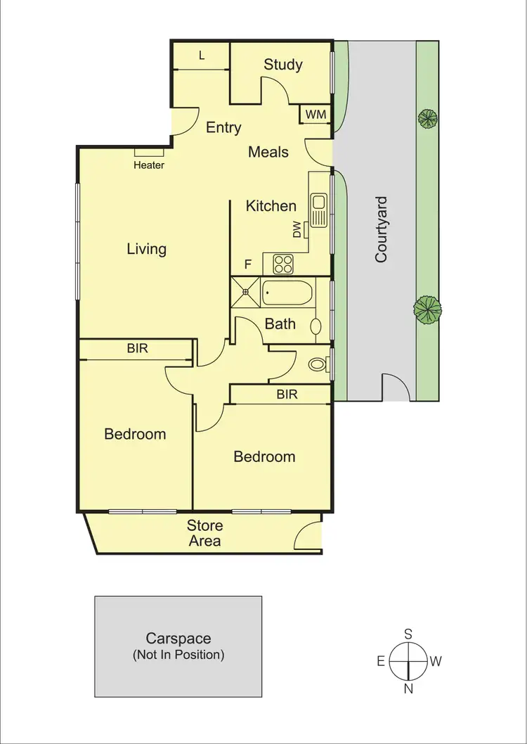 Floorplan of Homely apartment listing, 2/392 Inkerman Street, St Kilda East VIC 3183