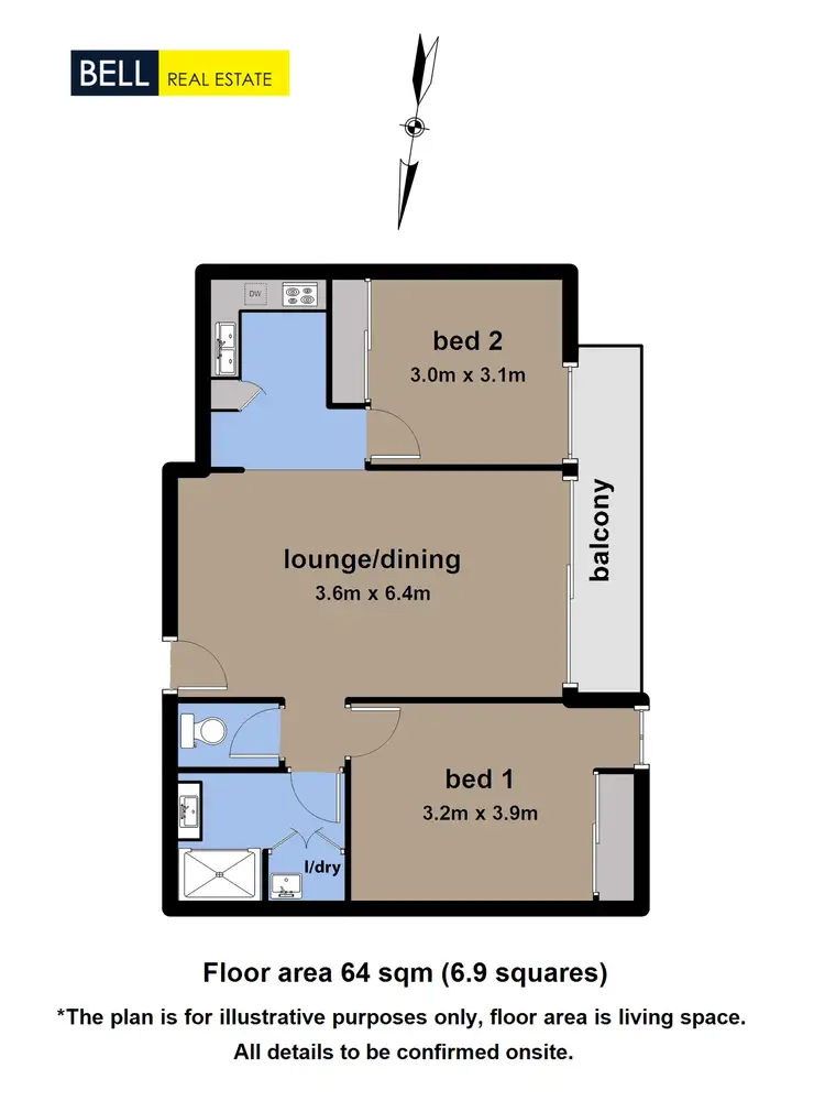 Floorplan of Homely apartment listing, 106/7 Birch Street, Bayswater VIC 3153