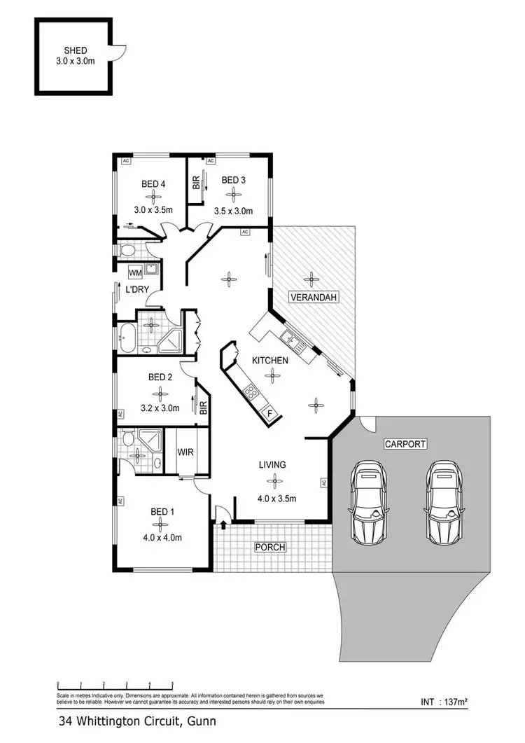 Floorplan of Homely house listing, 34 Whitington Circuit, Gunn NT 832