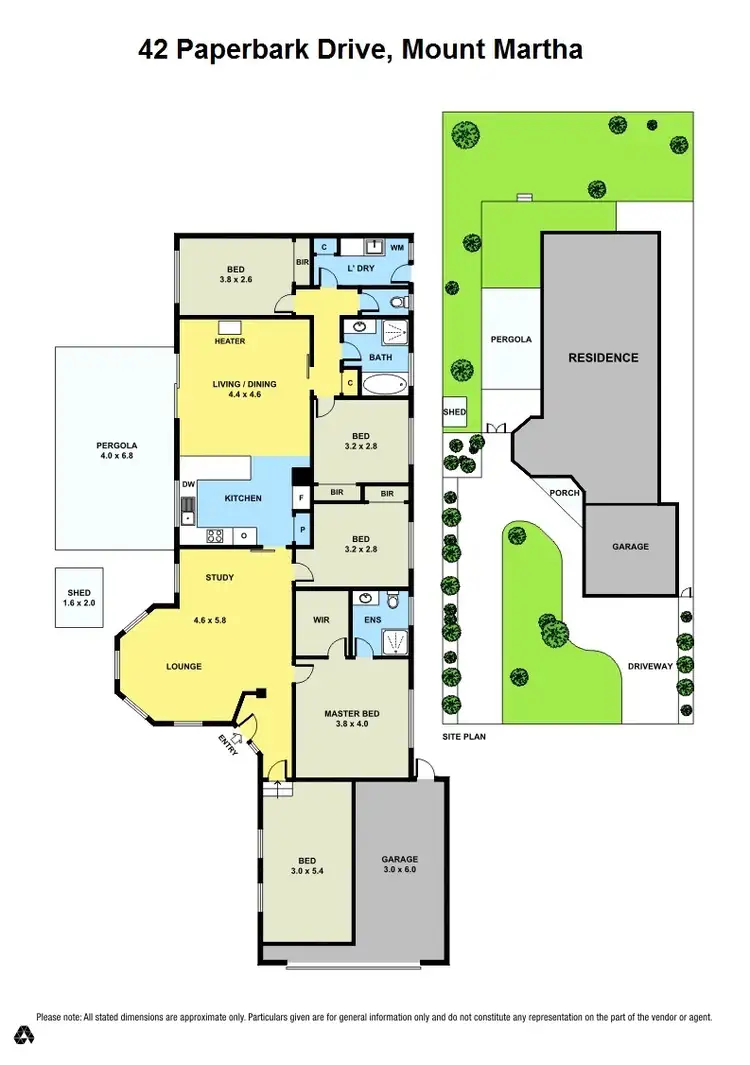 Floorplan of Homely house listing, 42 Paperbark Drive, Mount Martha VIC 3934