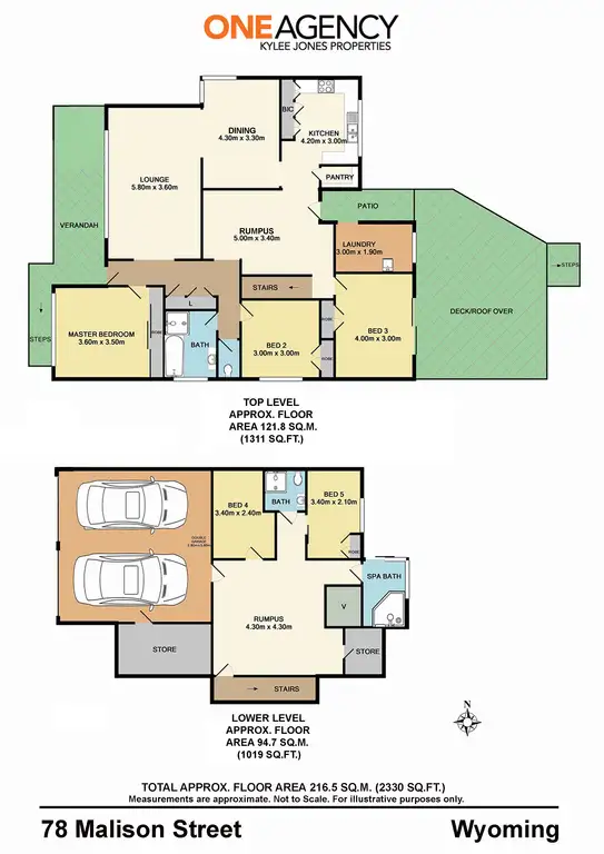 Floorplan of Homely house listing, 78 Malison Street, Wyoming NSW 2250