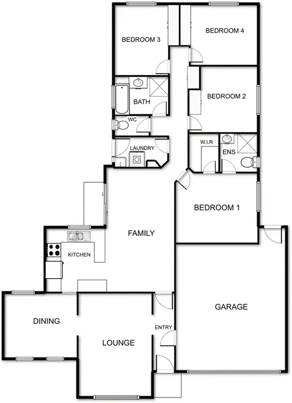 Floorplan of Homely house listing, 5 Jaru Place, Ngunnawal ACT 2913