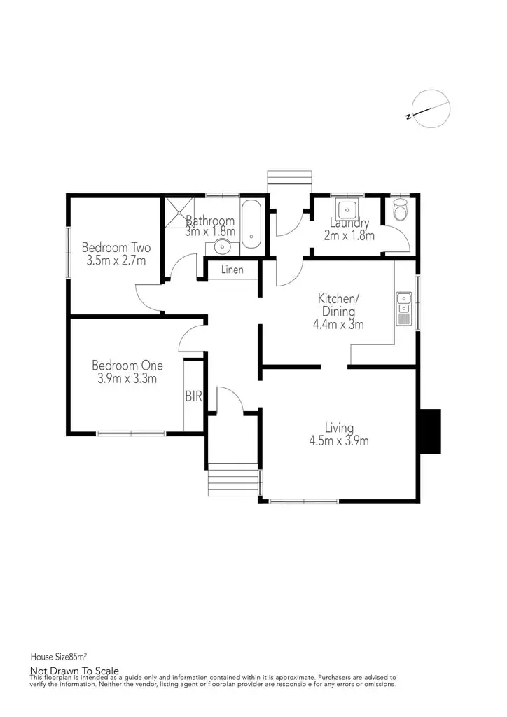 Floorplan of Homely house listing, 6 Sayer Street, Newnham TAS 7248