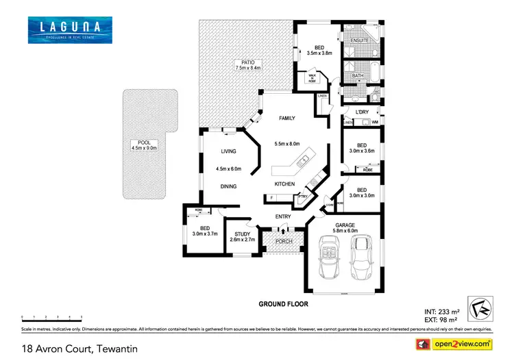 Floorplan of Homely house listing, 18 Avron Court, Tewantin QLD 4565