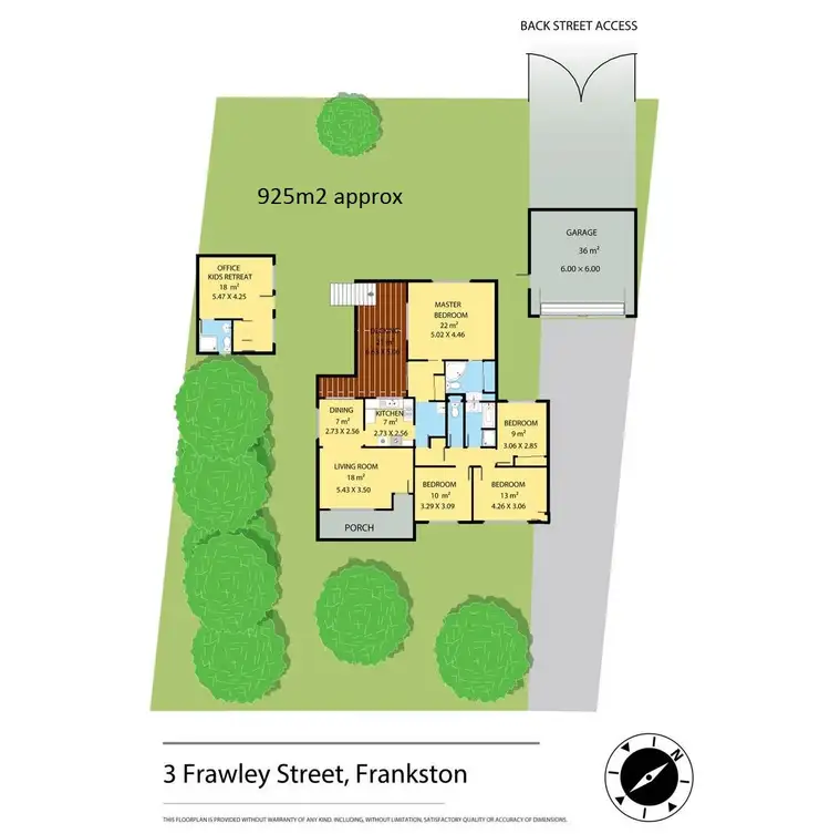 Floorplan of Homely house listing, 3 Frawley Street, Frankston VIC 3199