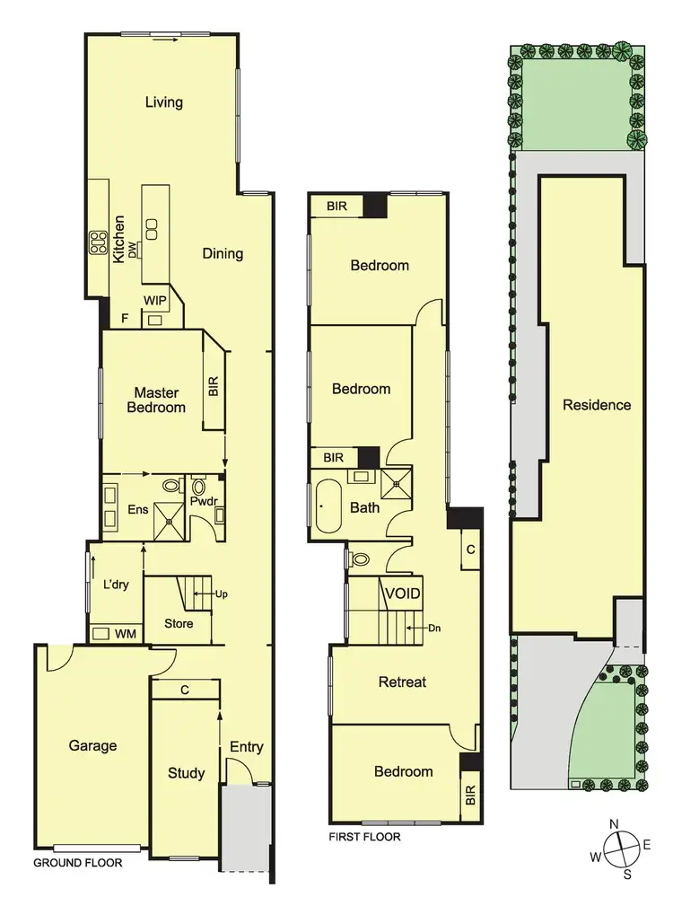 Floorplan of Homely townhouse listing, 99a Parkmore Road, Bentleigh East VIC 3165