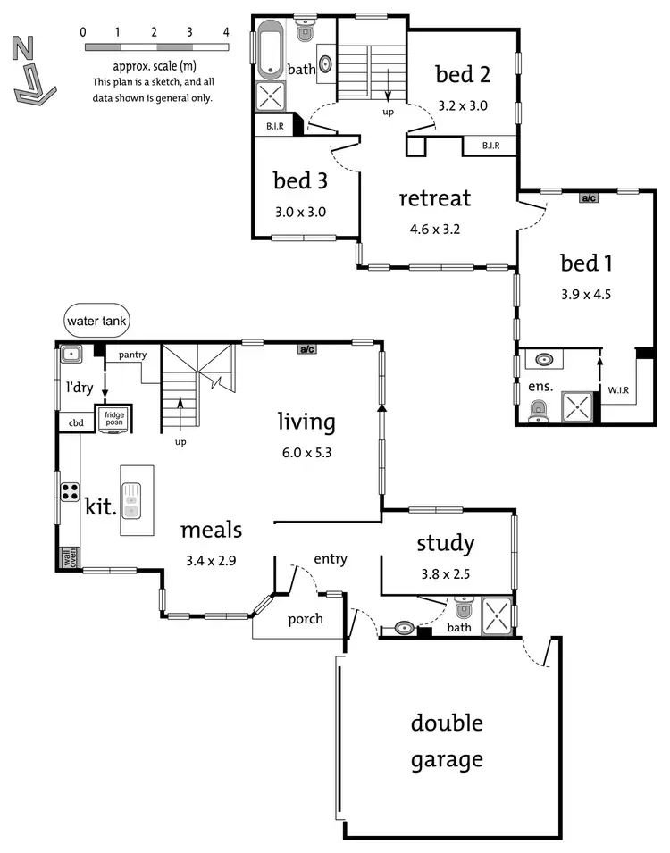 Floorplan of Homely townhouse listing, 20a Sonia Street, Donvale VIC 3111