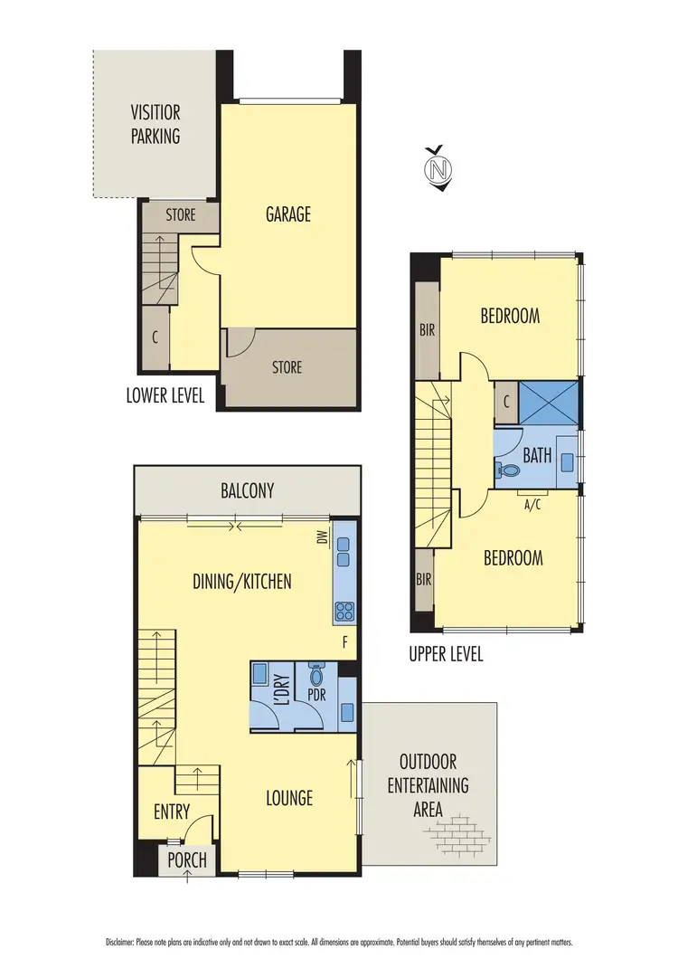 Floorplan of Homely townhouse listing, 2/20 Eldale Avenue, Greensborough VIC 3088
