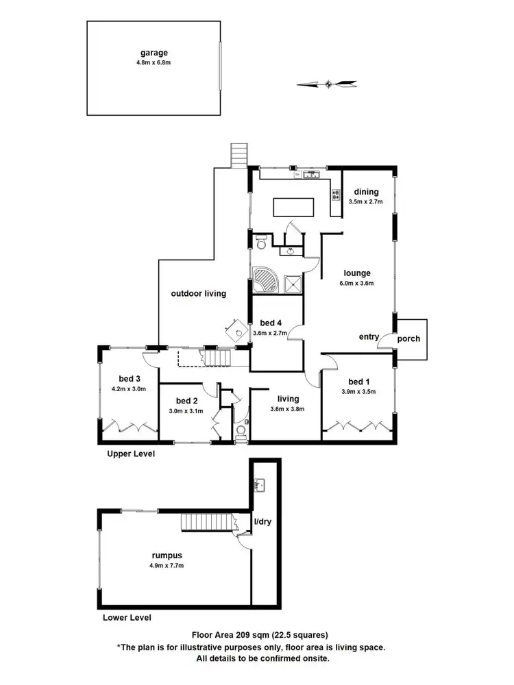Floorplan of Homely house listing, 39 Griffiths Road, Upwey VIC 3158