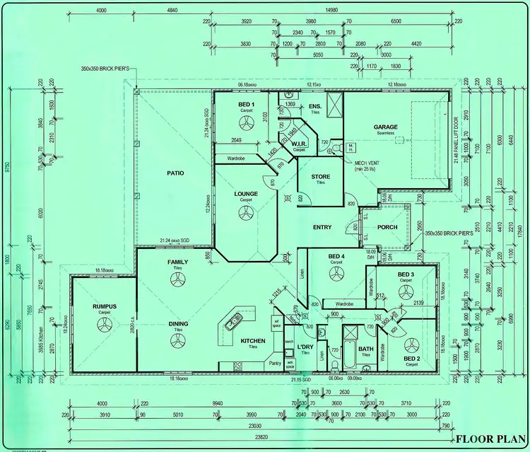 Floorplan of Homely house listing, 47 Ingram Drive, Gracemere QLD 4702