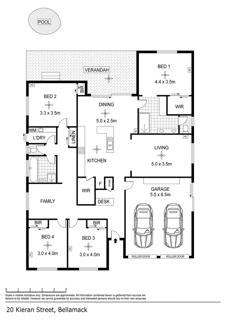 Floorplan of Homely house listing, 20 Kieran Street, Bellamack NT 832