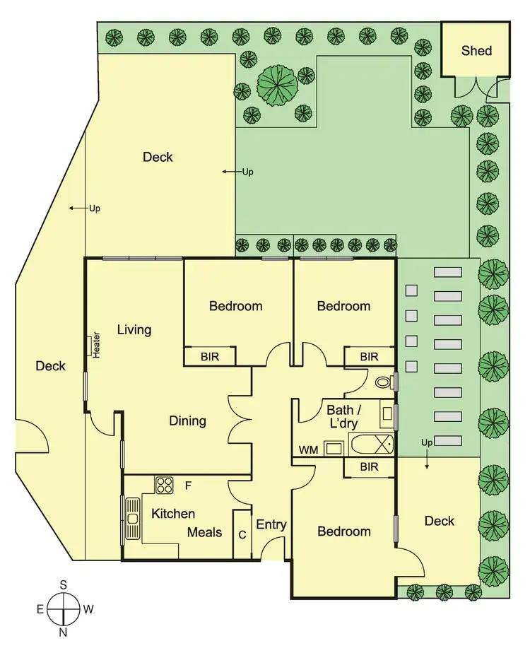 Floorplan of Homely apartment listing, 1/28 Clarence Street, Elsternwick VIC 3185