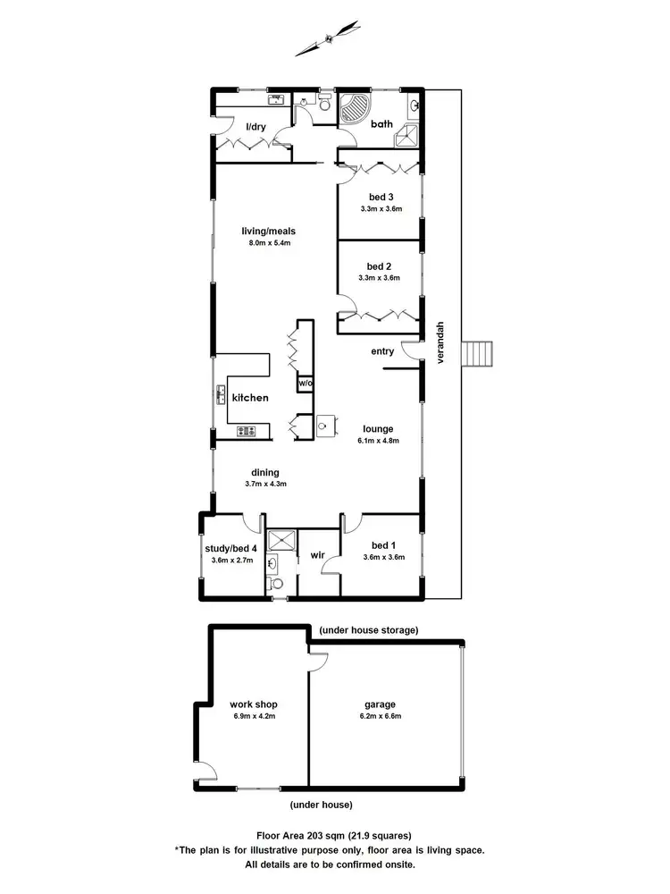 Floorplan of Homely house listing, 46 One Tree Hill Road, Ferny Creek VIC 3786