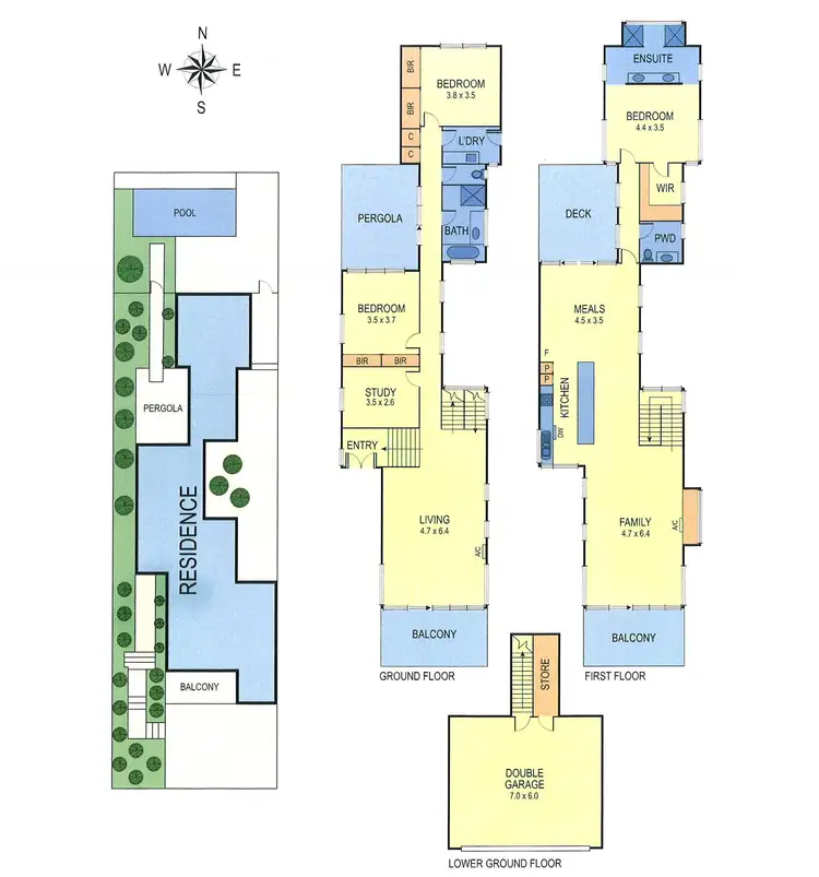 Floorplan of Homely house listing, 19 The Avenue, Ocean Grove VIC 3226