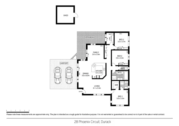 Floorplan of Homely house listing, 28 Phoenix Circuit, Durack NT 830